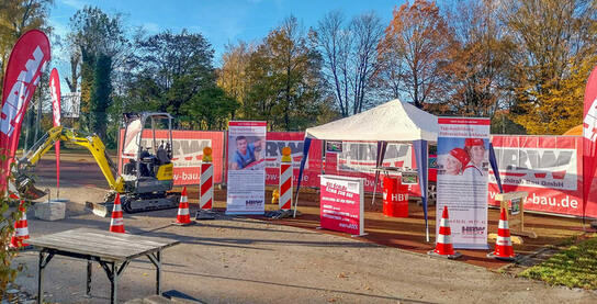 Auf der Berufsinfomesse in Thannhausen